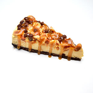 Чизкейк карамель с арахисом