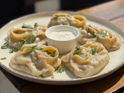 Манты с говядиной на пару