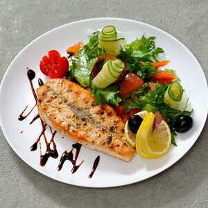 Стейк из семги