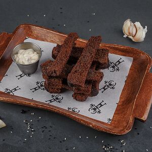 Гренки с чесноком