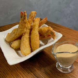 Креветки в темпуре