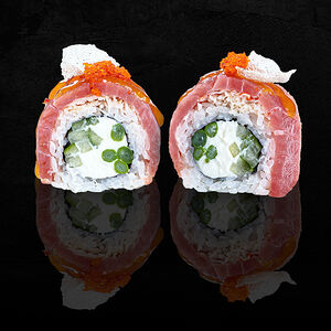 Филадельфия с тунцом и крабом