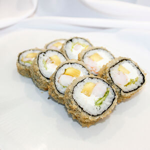 Ролл в темпуре с креветкой