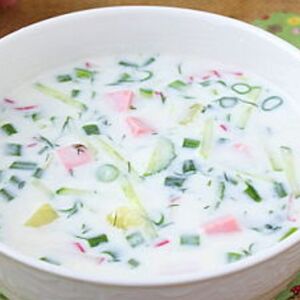 Окрошка на кефире