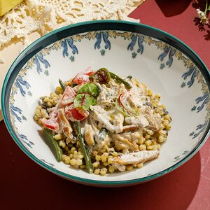 Фрикасе из индейки с фасолью