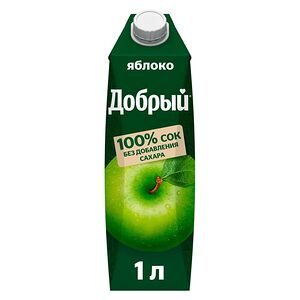 Сок Добрый яблоко 1л
