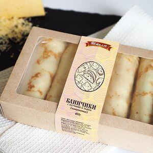 Блинчики с ветчиной и сыром