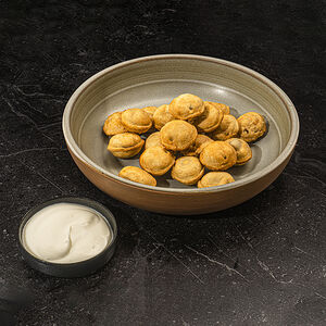 Жареные пельмени