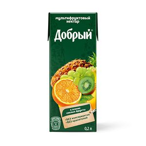 Мультифрукт нектар Добрый