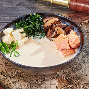 Суп Мисо японский сливочный с лососем