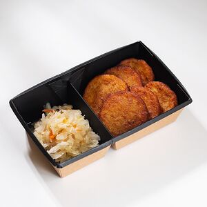  Драники с квашеной капустой