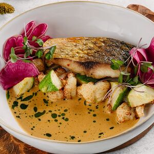 Жареное филе судака