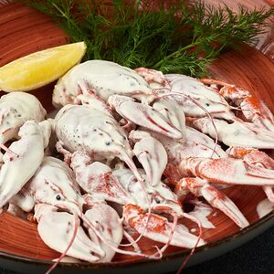 Раки в белом соусе средне-крупные 