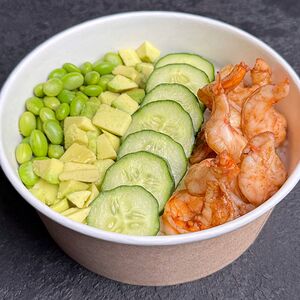 Поке с креветками