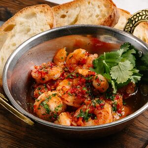 Острые креветки по-грузински