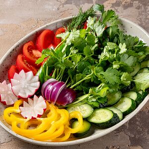 Овощная тарелка