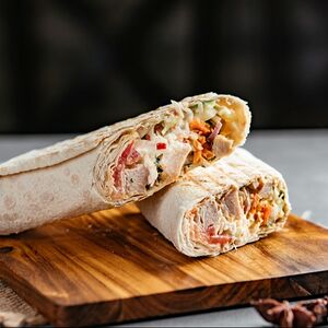 Шаурма Средняя со свининой на майонезе 