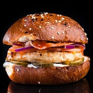 BBQ с беконом курица