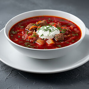 Борщ по-боярски 