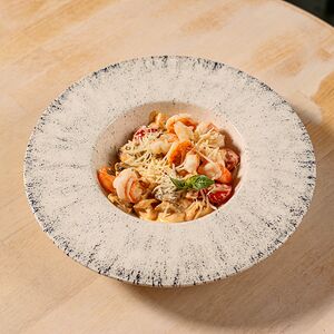 Паста Том Ям с креветками