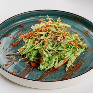 С копченым лососем