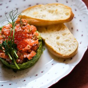 Тартар из норвежского лосося