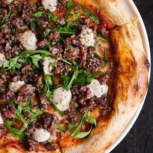 Пицца тартар из говядины 