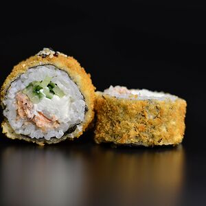 Лосось терияки темпура