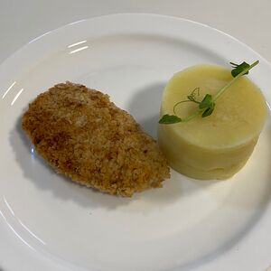 Котлета куриная с пюре