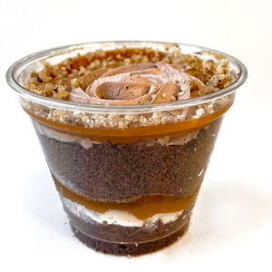 Десерт в стакане Шоколадно-карамельный 