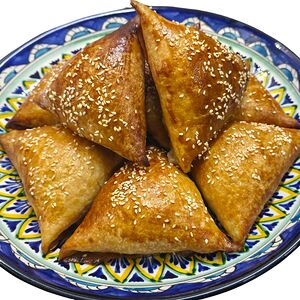 Самса слоёная (две штуки)