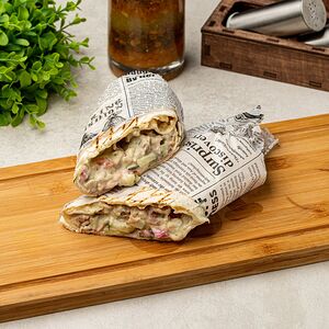 Шаверма в лаваше со свининой