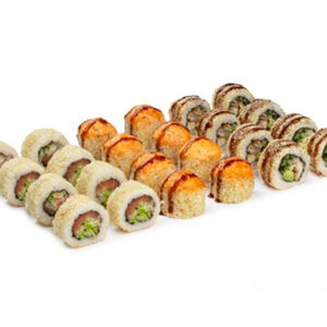 Лосось, угорь, краб