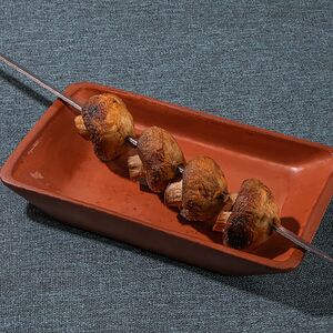 Шампиньоны на мангале