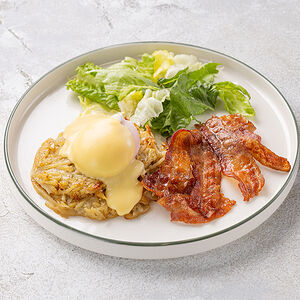 Драники с беконом