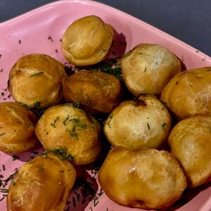 Жареные пельмени 