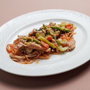 Домашняя паста с бедром цыпленка