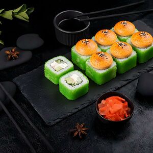 Запечённый ролл Нефрит