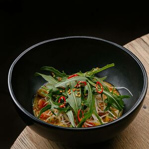 Севиче из лосося с манго и дайконом