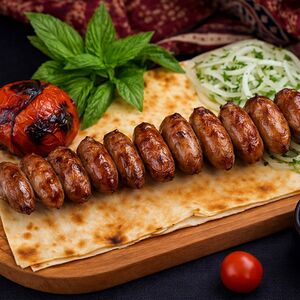 Шашлык из куриных сердечек