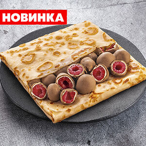 Блин Фрамбини Малина в белом и молочном шоколаде