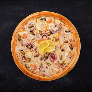 С морепродуктами 
