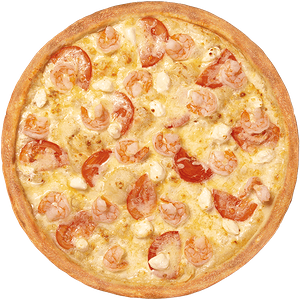 Пицца Весёлая креветка (21 см)