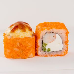 Запеченный с креветкой