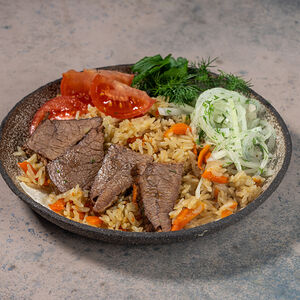 Плов узбекский с говядиной