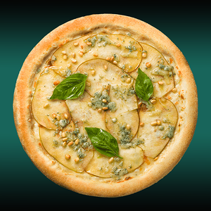 Пицца с грушей и горгонзолой