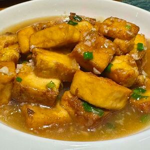 Жареный тофу в соусе тахуни