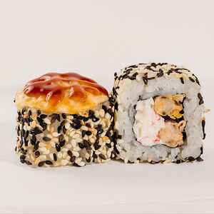 Запеченный с мидиями