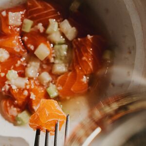 Тартар из лосося