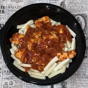 Макароны с куриной подливкой